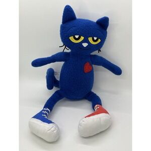 Pete the Cat 12" Blue Plush Doll Stuffed Animal Toy MerryMakers Inc With Shoes